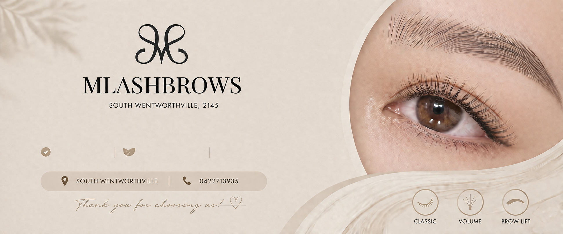 mlashbrows — home lash and brow studio, South Wentworthville, 2145