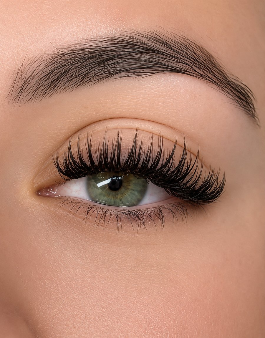 Wet set lash extensions